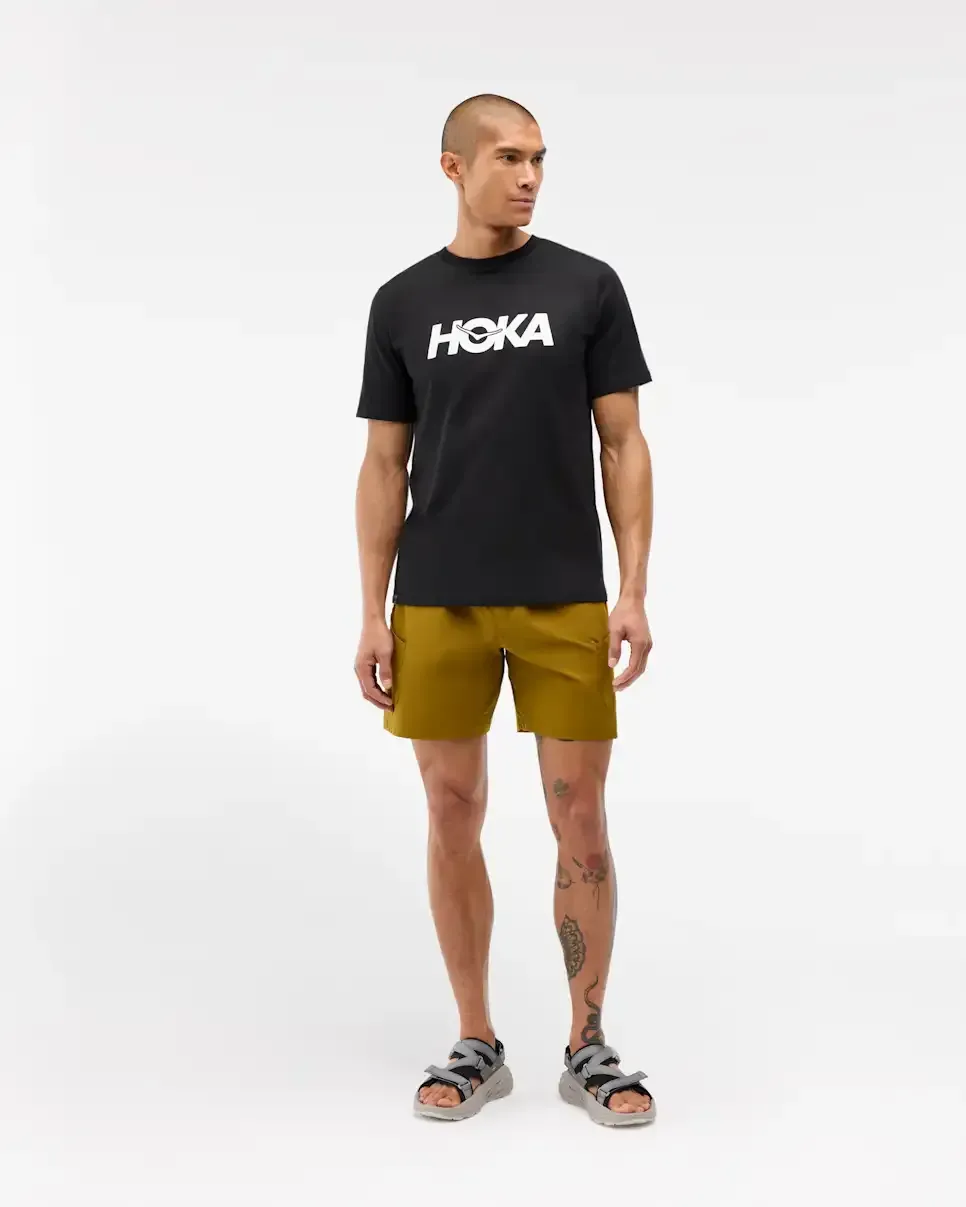 HOKA Core Logo Graphic Tee Black