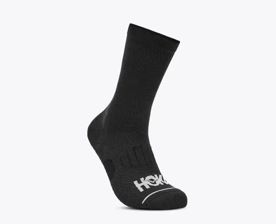 HOKA Crew Run Sock 3-Pack Black/Black/Black