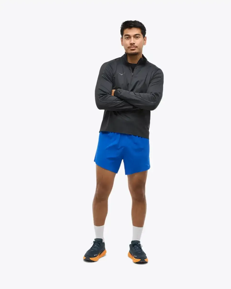 HOKA GlideTech Quarter Zip Black