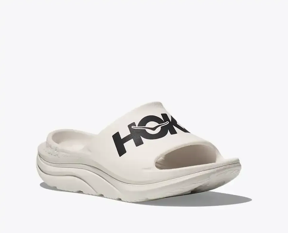 HOKA Ora Athletic Slide White Black