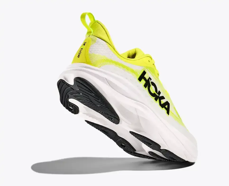 HOKA Skyflow Neon Citrus White