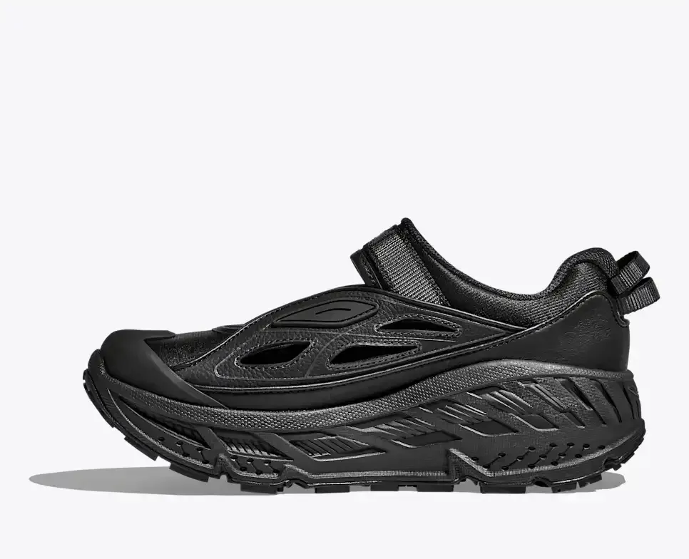 HOKA Stinson Breeze Black Carbon Black