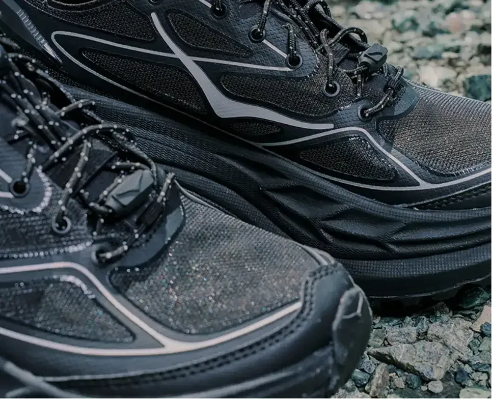 HOKA Stinson One7 Black Silver