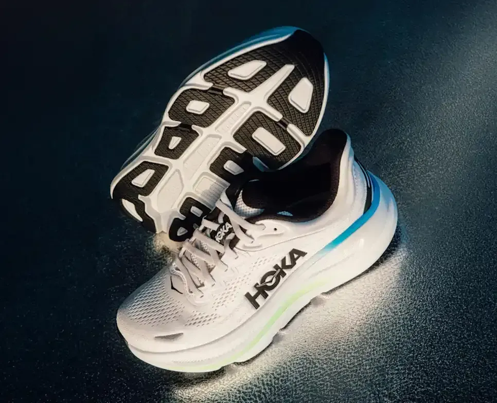 HOKA Bondi 9 Black Neon Dragonfruit (Women's)