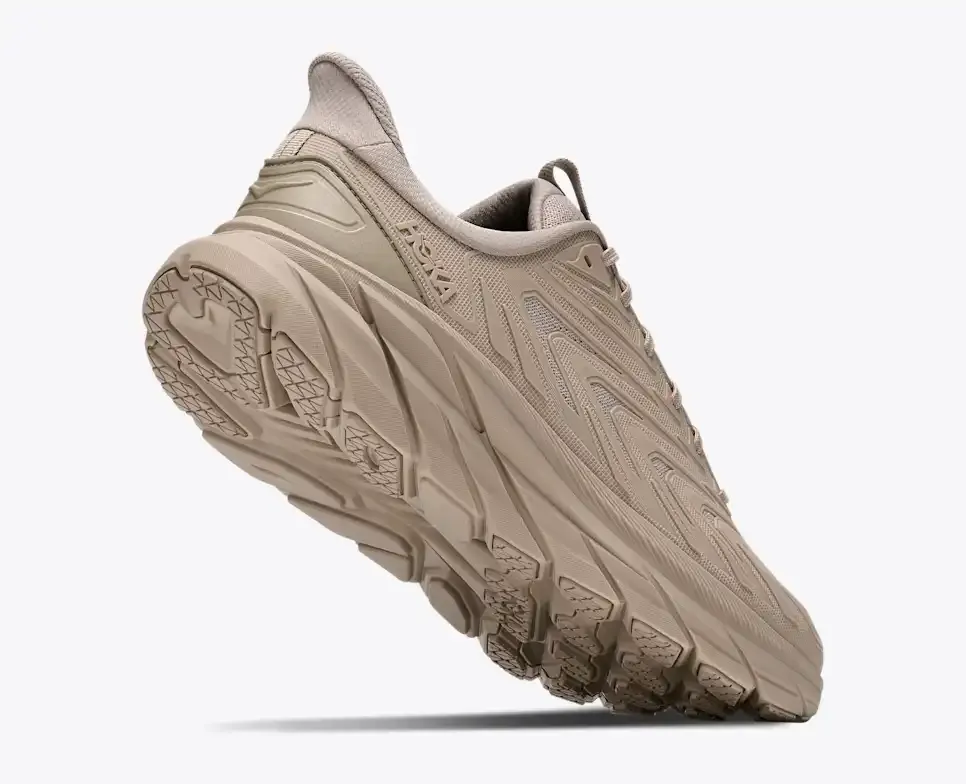 HOKA Clifton UTL Archival Taupe