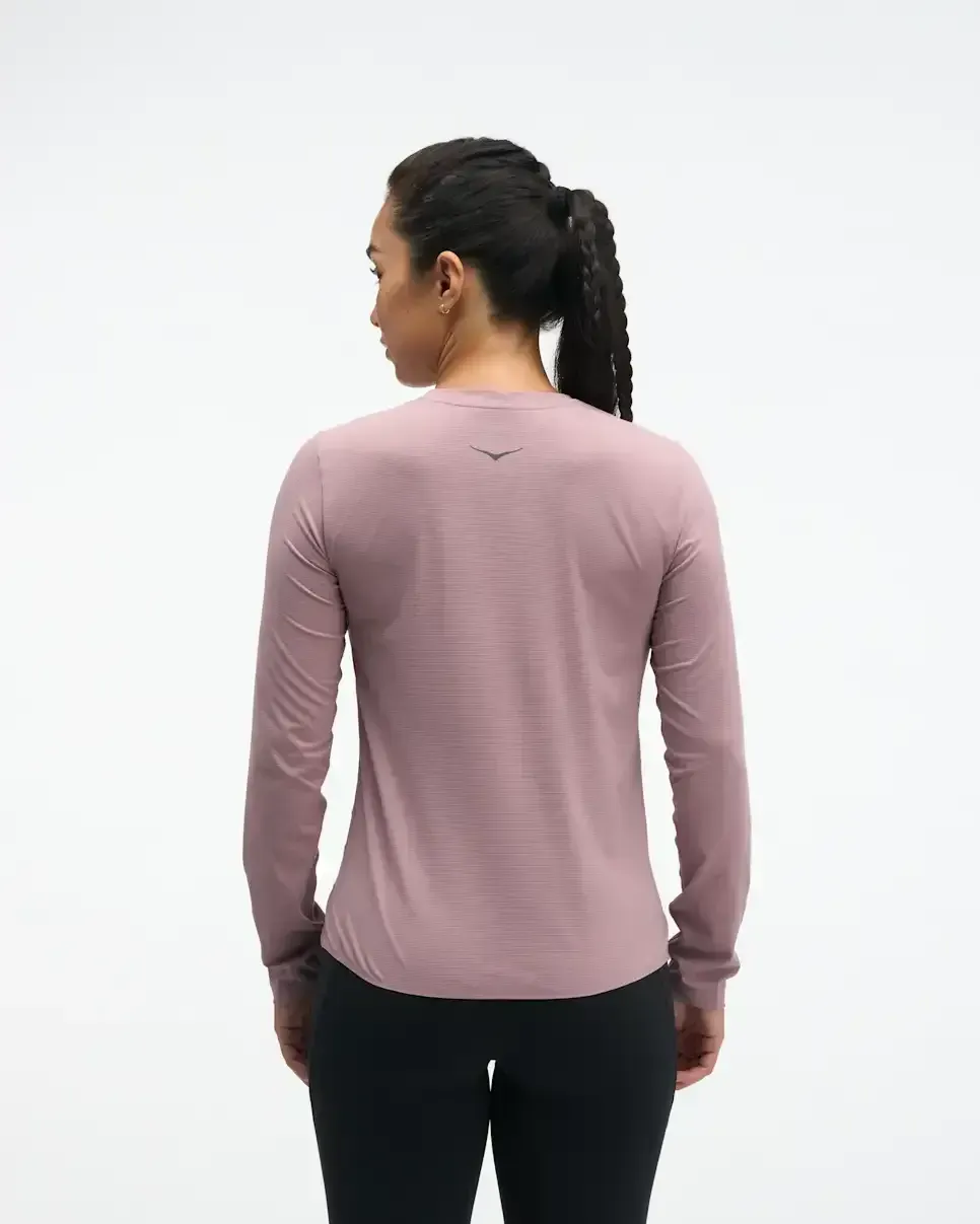 HOKA EveryRun Long Sleeve Quartzite (Women's)