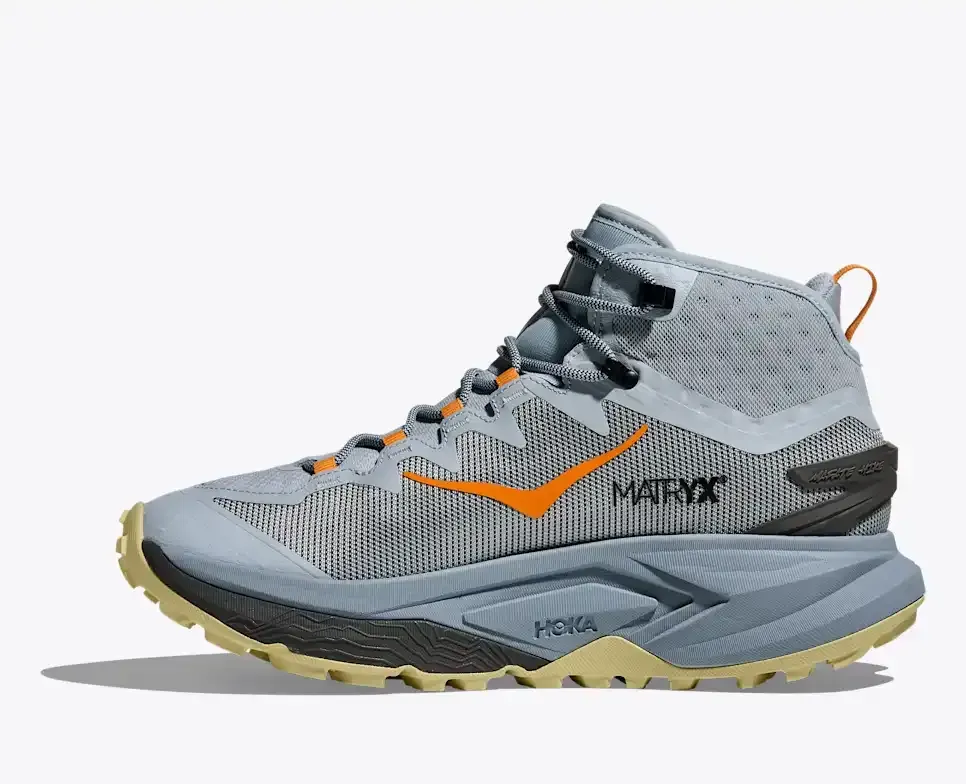 HOKA Mafate Hike Mineral Blue Tumeric