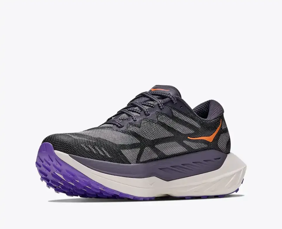 HOKA Rocket X Trail Squid Ink Neon Nebula