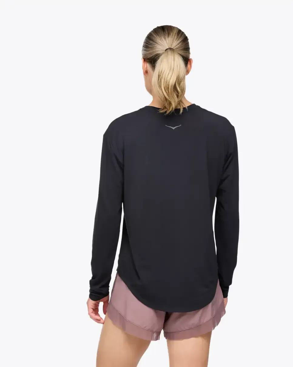 HOKA Essential LS Tee Black