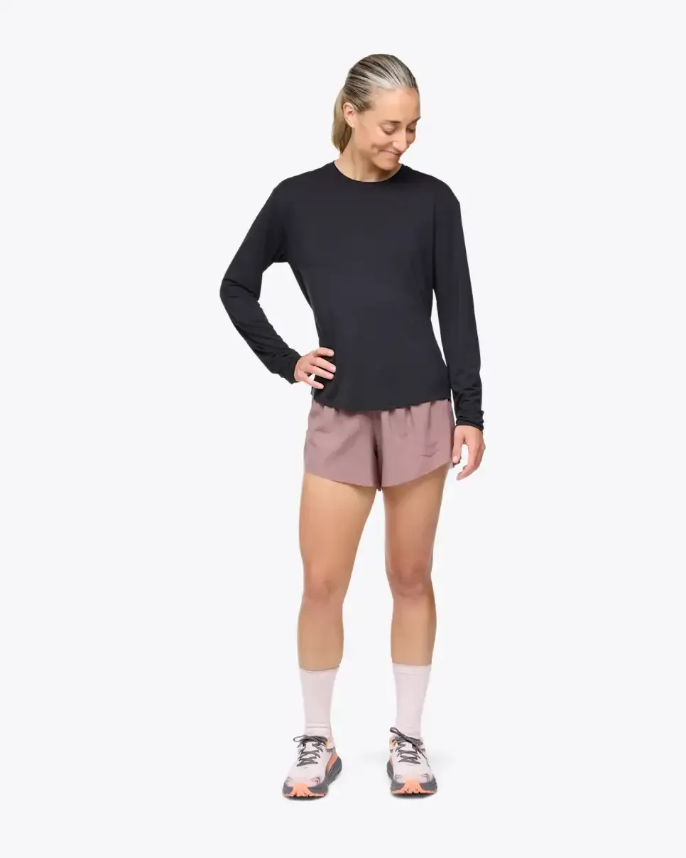 HOKA Essential LS Tee Black